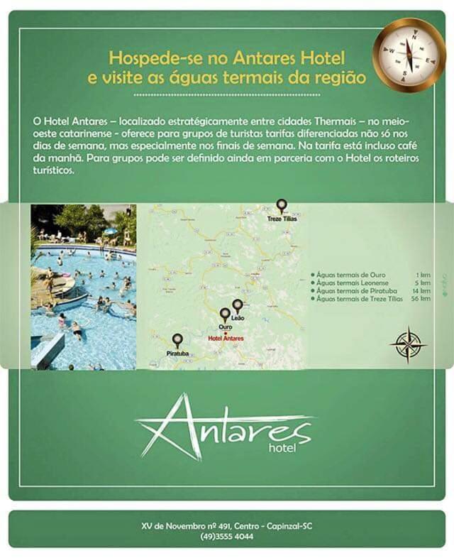 Hotel Antares Capinzal  Екстериор снимка